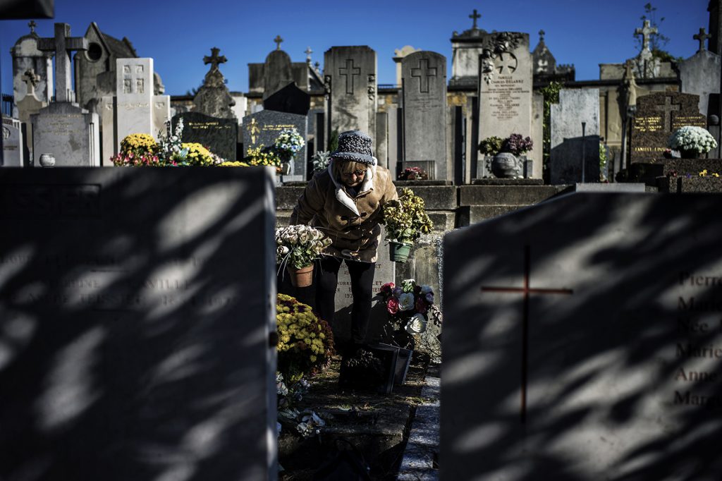 In some countries with Roman Catholic populations, such as France, people resist Halloween in favor of decorating graves for All Saints’ and All Souls’ days.